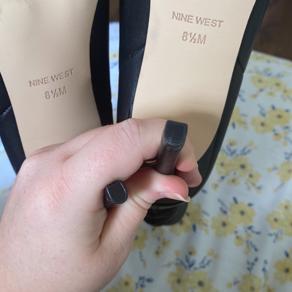 Nine West Jenn Leather Black Booties - Picture 10 of 10